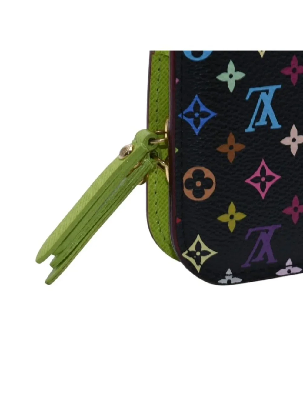 Louis Vuitton Portefeuille Insolite Wallet Monogram Multicolor Green Takashi